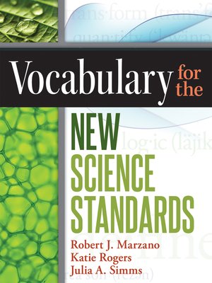 cover image of Vocabulary for the New Science Standards